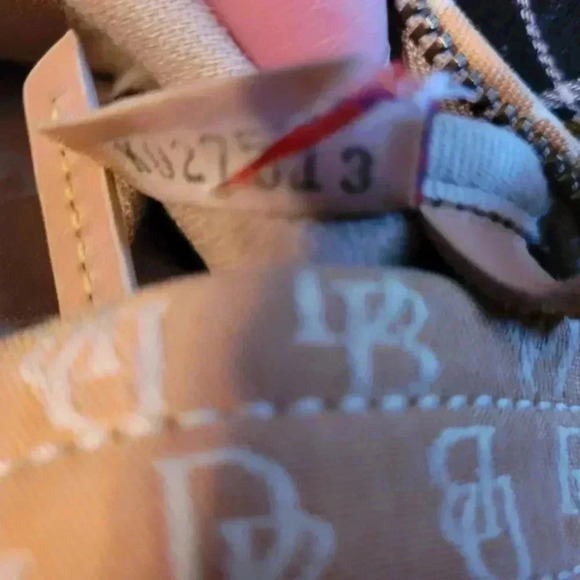 Dooney & Bourke Beige Monogram Shoulder Bag - Picture 10 of 10